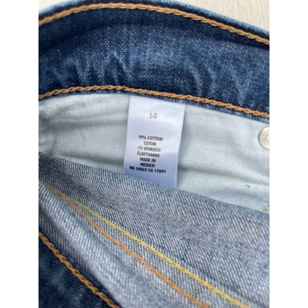 Y2K Vintage Old Navy Lowest Rise Flare Jeans Size 14 Utility Pocket Denim - Picture 3 of 10